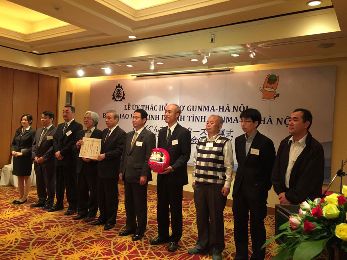 INTERPRETATION AT THE CONFERENCE FOR COOPERATION SIGNING BETWEEN GUNMA PREFECTURE AND HANOI